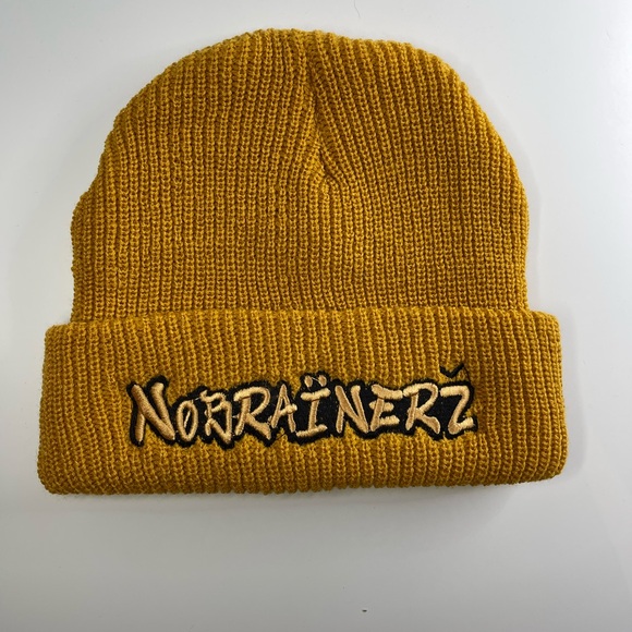 These stylish knit beanies feature a bold embroidered “Nobrainerz” logo - Picture 5 of 5